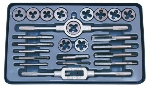 Besttool ZESTAW NARZYNEK I GWINTOWNIKÓW 24 ELEMENTY 624241