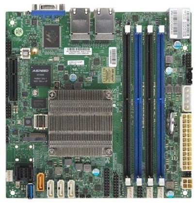 Supermicro A2SDi-4C-HLN4F Płyta główna - socket - DDR4 RAM - Mini-ITX MBD-A2SDI-4C-HLN4F-O