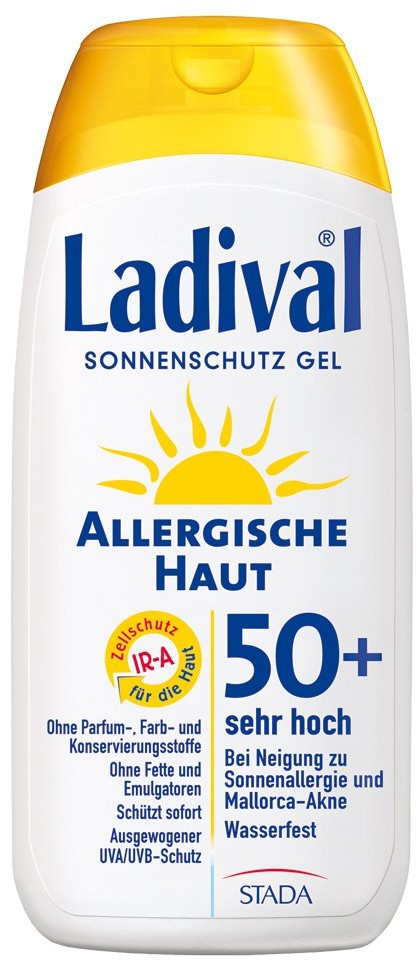 Ladival STADAvita GmbH Żel przeciwsłoneczny dla skóry alergicznej, Lsf50+ 200 ml