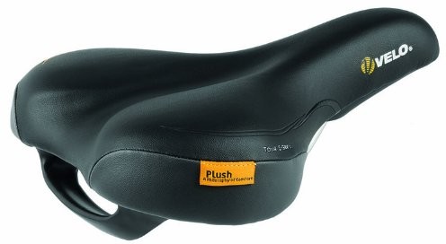 Velo Women's Plush Tour E-Grip Saddle, Black 250366