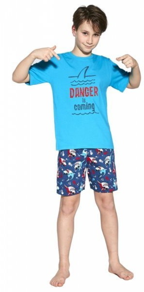 Cornette 790/94 Young Danger Turkusowy piżama chłopięca