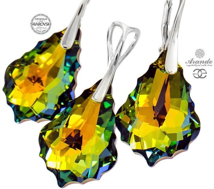 Arande SWAROVSKI SPECIAL KOLCZYKI WISIOREK SAHARA SREBRO 700922