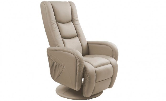 Halmar PULSAR recliner z funkcją masażu cappuccino