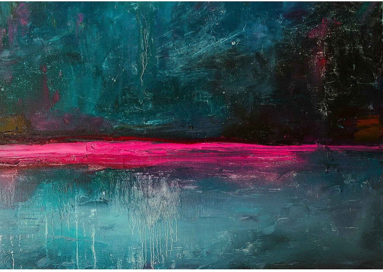 Dekoria Obraz na płótnie Expression Pink II 35 × 50 cm 188-000-01