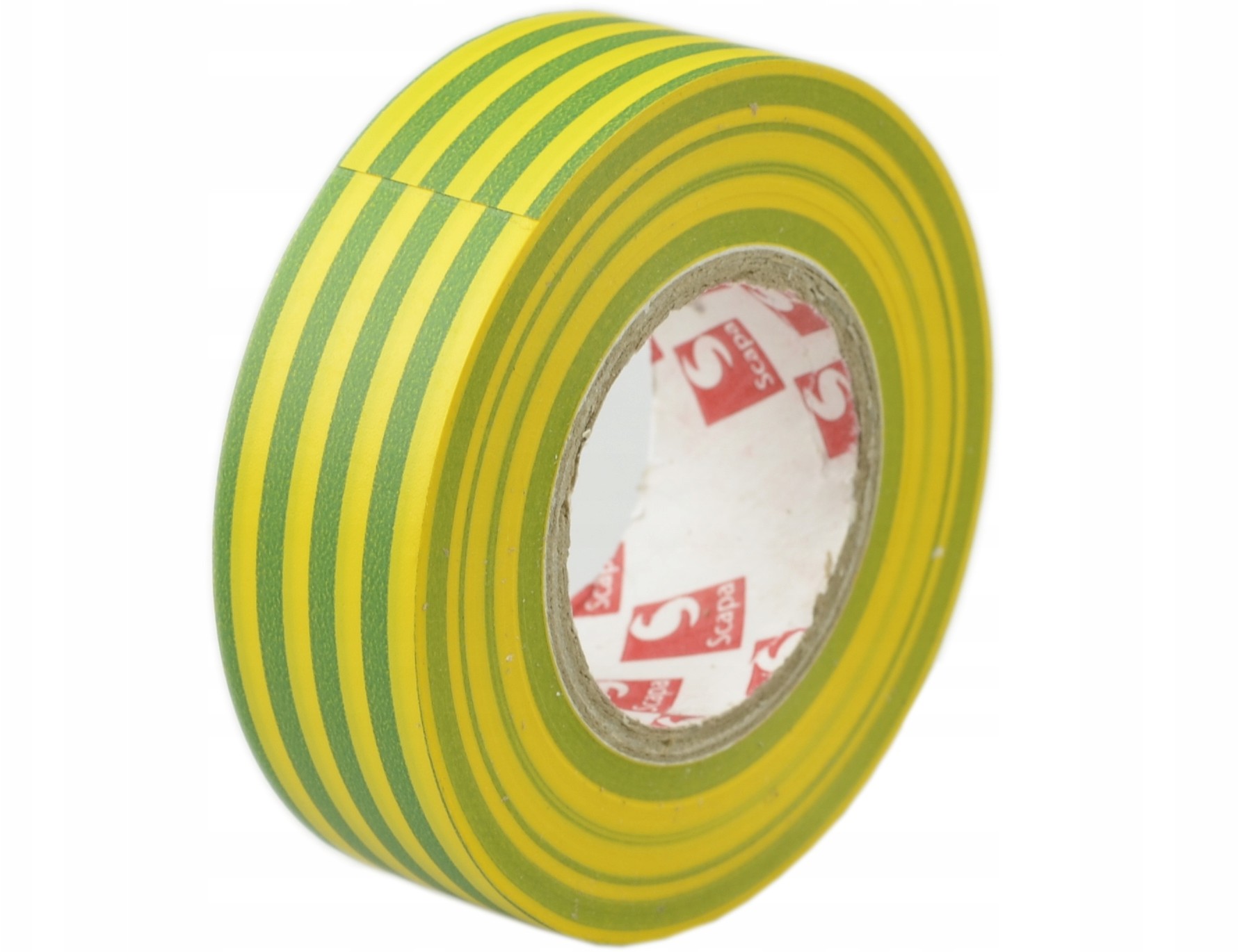 Taśma izolacyjna izolacja Pcv 19mm/20m żół/zielona