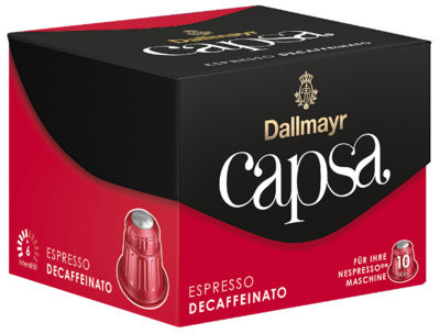 Dallmayr Kawa w kapsułkach CAPSA Espresso Decaffeinato, 10 szt.
