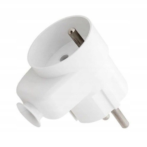 Wtyczka Z Gniazdem 2P+Z 16A 250V Z Zabezp. Przepię