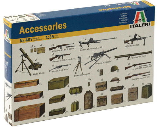 Italeri Accessories and Guns 0407