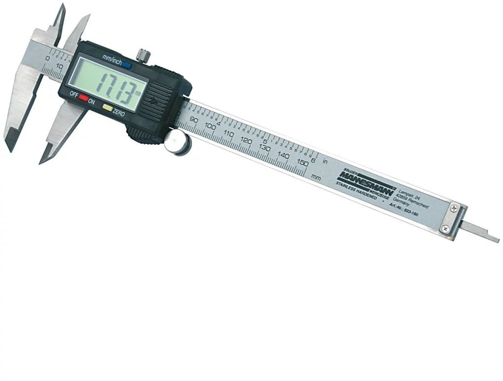 Bruder Mannesmann Brüder Mannesmann Elektroniczna suwmiarka z noniuszem, 150 mm, 823