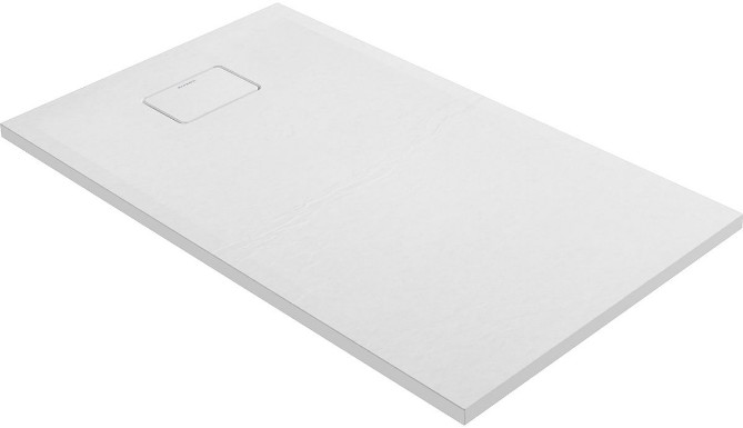 Oltens Bergytan brodzik prostokątny 120x70 cm RockSurface biały 15102000