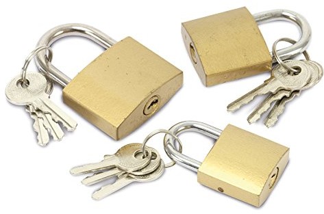 Kinzo 79391 Kłódka 3-częściowy