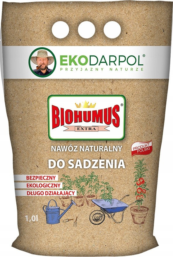 Ekodarpol Biohumus extra Sypki 1l do Sadzenia
