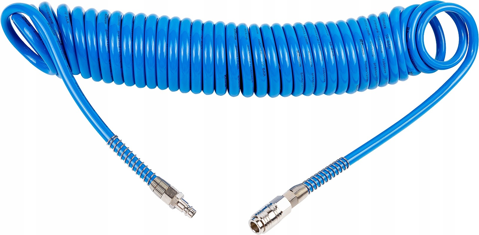 Wąż pneumatyczny spiralny 10m 12x8mm Corona C5047