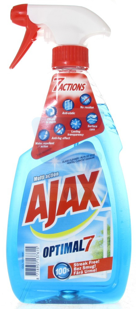 Ajax Optimal 7 Płyn do szyb w sprayu 500 ml