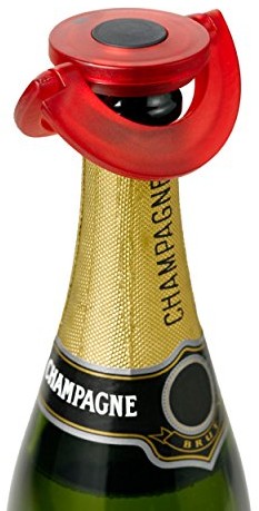 AdHoc Gusto zatyczka do szampana, czerwony, jeden rozmiar FV35