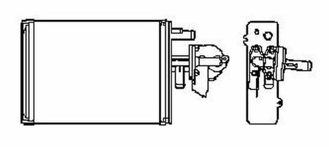 NRF Wymiennik ciepła, ogrzewanie wnętrza 53235