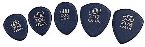 Dunlop DL P 0165 477p204 Jazz Tone Pick players Pack (6 sztuki) Small Czarny 24477204006