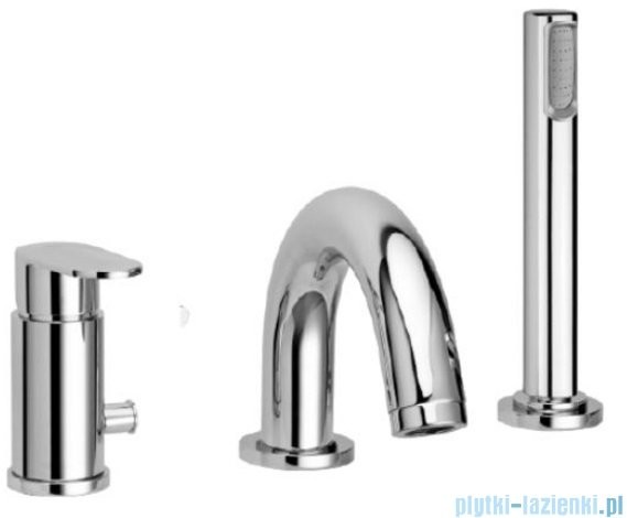 Paffoni Candy bateria wannowa 3-otworowa chrom CA040CR |
