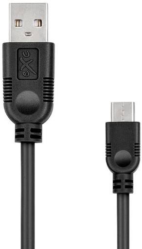 eXc mobile Pozostali Kabel micro USB 2.0 do USB-C Whippy 0,9m czarny odbierz w Warszawie Faktura VAT 23% Polska gwarancja MO-EC-F163