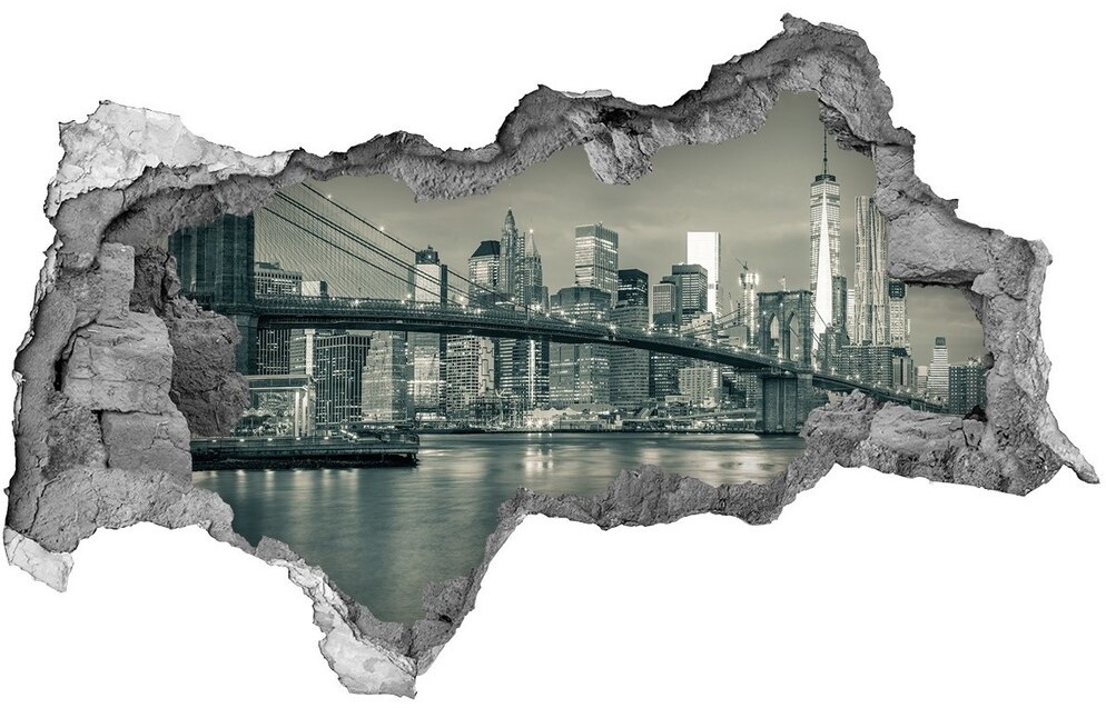 Wallmuralia.pl Fototapeta dziura na ścianę Manhattan Nowy Jork