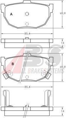 A.B.S. ALL BRAKE SYSTEMS BV.) ALL BRAKE SYSTEMS BV.) 36692 36692