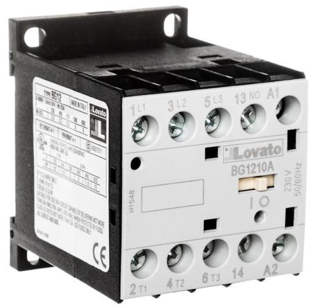 Lovato electric Sp. z o.o. Stycznik mocy 12A 3P 230V AC 1Z 0R 11BG1210A230
