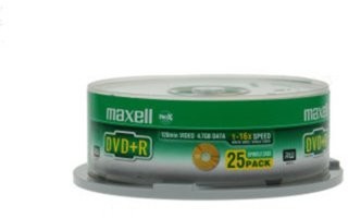 Maxell płyta DVD+R 4,7 16x 25 275525.40