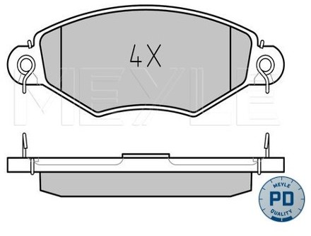 Wulf Gaertner Autoparts Zestaw klocków hamulcowych, hamulce tarczowe Wulf Gaertner Autoparts 025 219 8018/PD