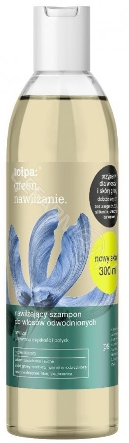 Tołpa TORF CORPORA green nawilżający szampon do włosów odwodnionych 200 ml