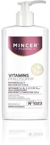 Mincer Pharma Pharma Vitamins Philosophy regenerujący balsam do ciała No.1023 250ml 49274-uniw