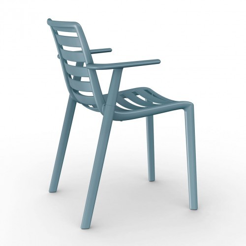 Resol Krzesło Slatkat Arm Azul Retro 4164