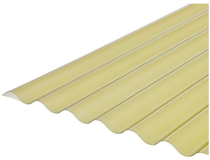 POLYXO Płyta falista PCV 200 x 90 cm dymny Polyxo