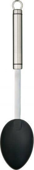 KitchenCraft łyżka do gotowania 34 cm stal nierdzewna/nylon srebrno-czarna twm_925396