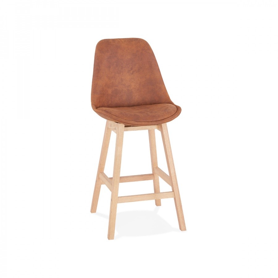 Kokoon Design Hoker Svenke Mini brązowy nogi naturalne BS03320BRNA