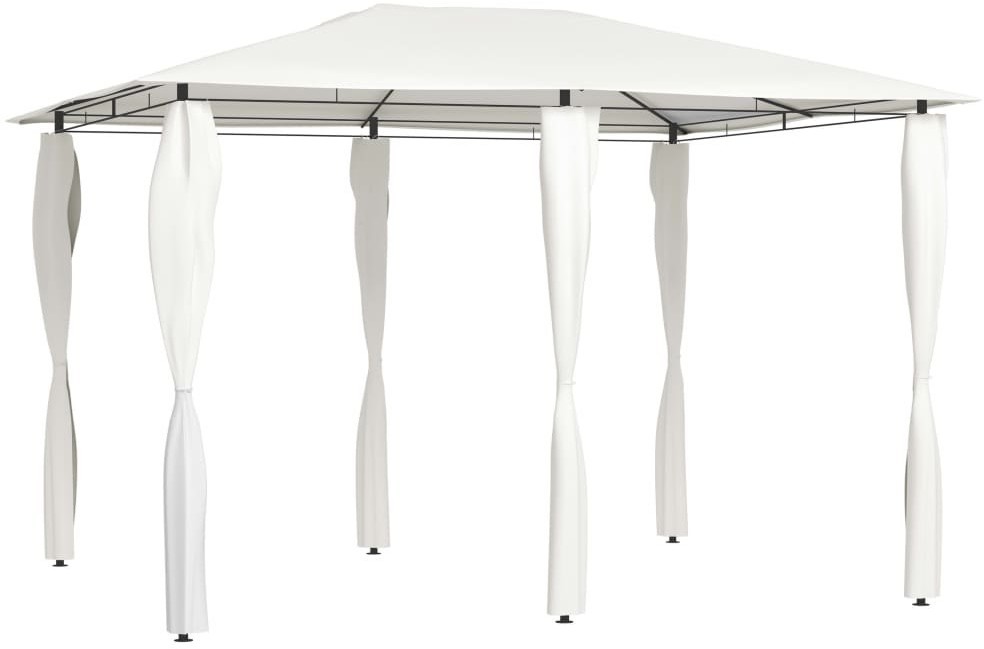 vidaXL Altana ze ścianami bocznymi, 3x4x2,6 m, kremowa, 160 g/m! 313611
