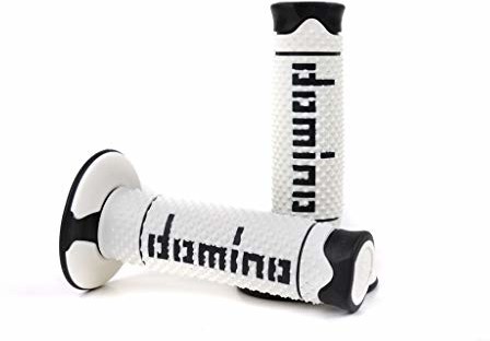 Unbekannt Domino guma uchwytu Offroad prawa średnica 22 mm dł. 120 mm zamknięta Biały/sz A26041C404 A26041C4046