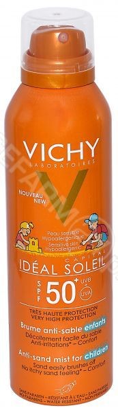 Vichy mgiełka dla dzieci z formułą chroniącą przed piaskiem SPF50+ 200ml