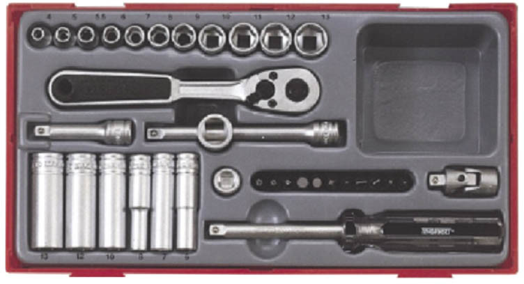 TENG TOOLS ZESTAW KLUCZY NASADOWYCH TT1435 1/4