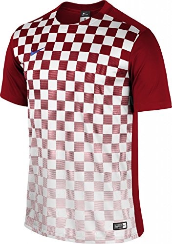 Nike Short Sleeve Top SS Precision III JSY, czerwony, M