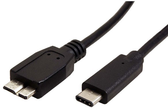 Red Fighter Kabel USB 3.1 USB micro B M USB C M 1m okrągły czarny plastic bag (KUBHXTX10K01)
