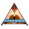 Clayre & Eef Stołowa Lampa Tiffany Trójkąt Clayre & Eef 5LL-6118