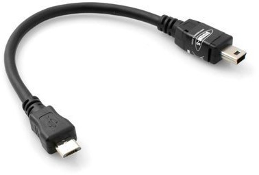 System-S Mini USB (męski) do Micro USB (Male) Adapter kabla ok. 10 cm 49262405ve
