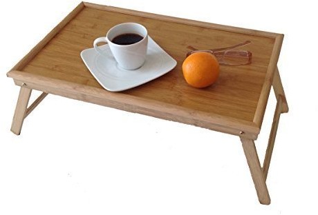GMMH bambusowy stolik składany pod laptop, tablet, jako stolik do łóżka