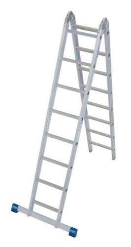 Krause Stabilo dwustronna drabina przegubowa 2x8 szczebli 133915