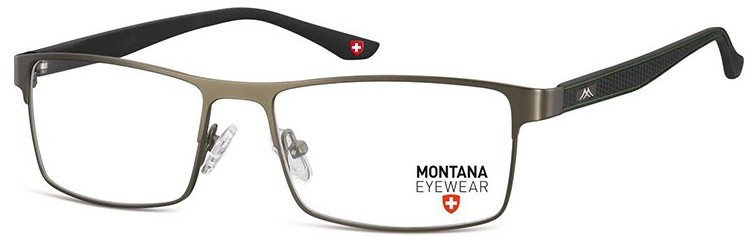 Montana Okulary oprawki korekcyjne metalowe pełne MM611E oliwkowe MM611E