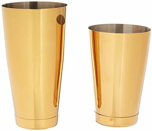 Barfly M37009GD Cocktail Tin, zestaw (18 oz and 28 oz), złoty