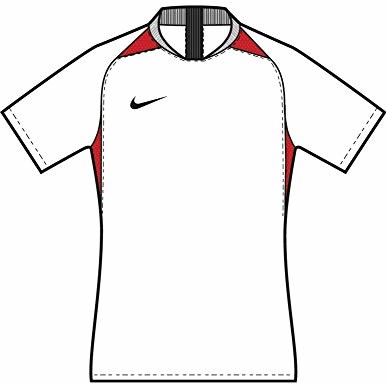 Nike uniseks koszulka legendowa dla dzieci S/S Jersey White/University Red/Black/Black S AJ1010-101