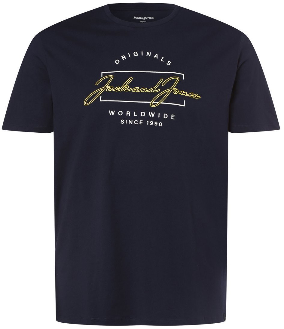 Jack & Jones T-shirt męski JORElden duże rozmiary, niebieski