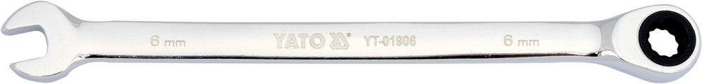 Yato Klucz płasko - oczkowy z grzechotką 6mm 01906 (YT-01906)