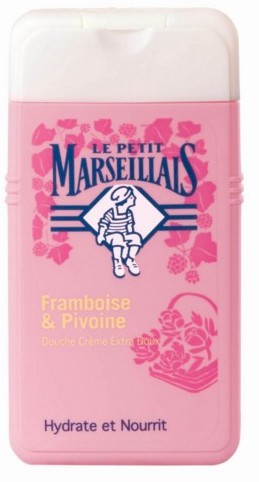 Le Petit Marseillais Delikatny kremowy żel pod prysznic MALINA i PIWONIA 250ml